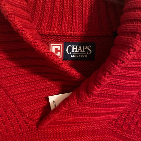 NWT Red Chaps Sweater - Picture 3 of 7
